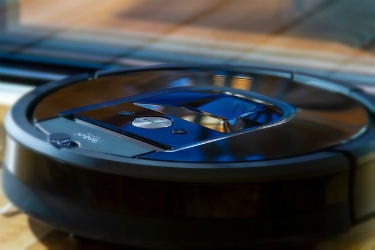 picture of a home assistant robot vacuum